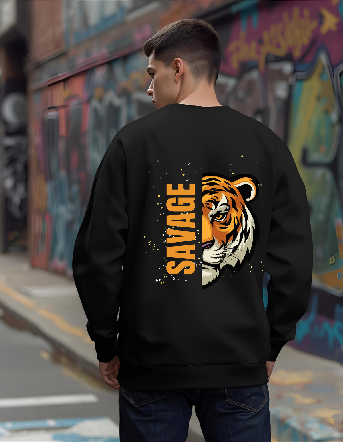 Men Oversized Sweatshirt